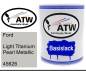 Preview: Ford, Light Titanium Pearl Metallic, 45626: 1L Lackdose, von ATW Autoteile West.